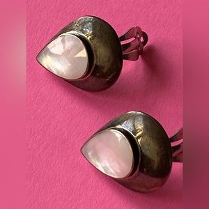 Sterling Silver Mother of Pearl Earrings